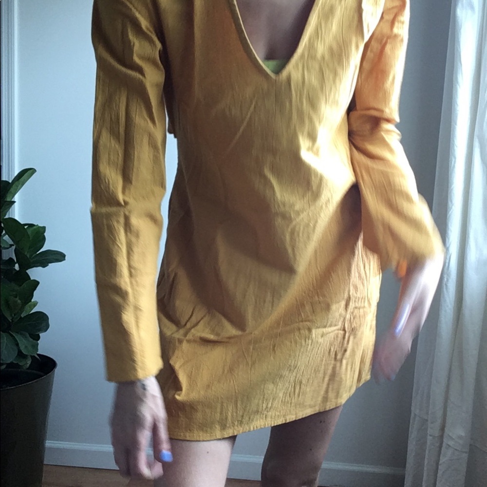 Linen Mini Dress - Picture 5 of 7